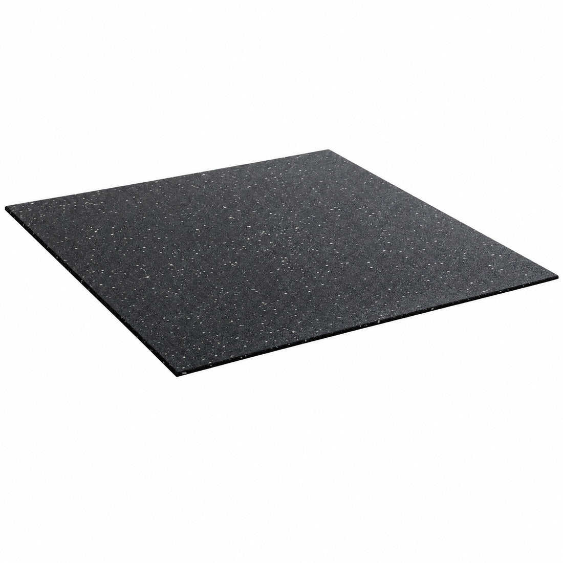 10mm white fleck rubber gym flooring mat, 1m x 1m