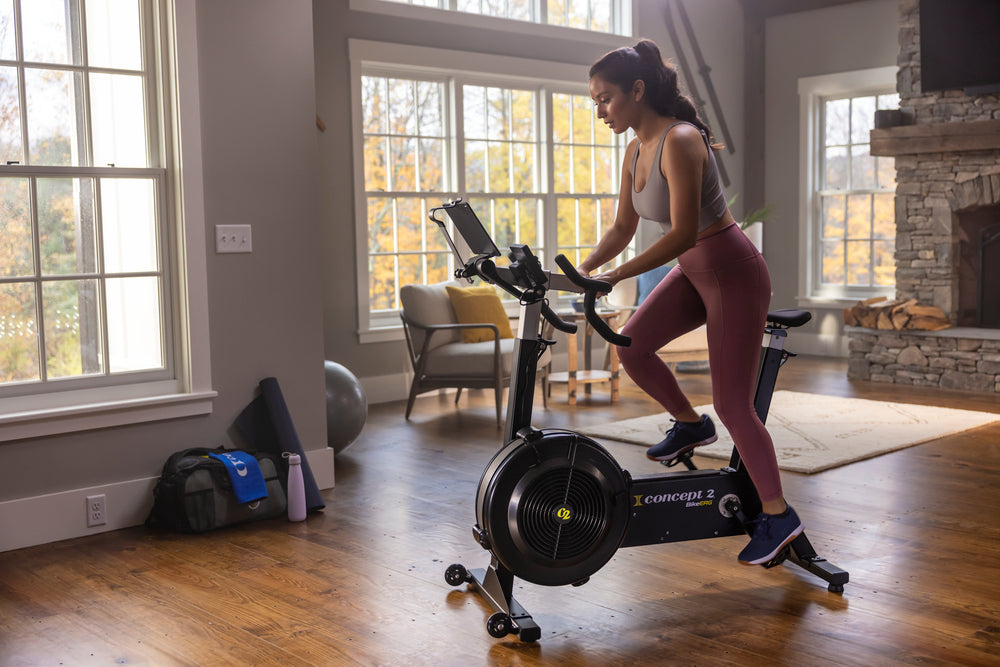 Concept2 BikeErg Exercise Bike, scale reference