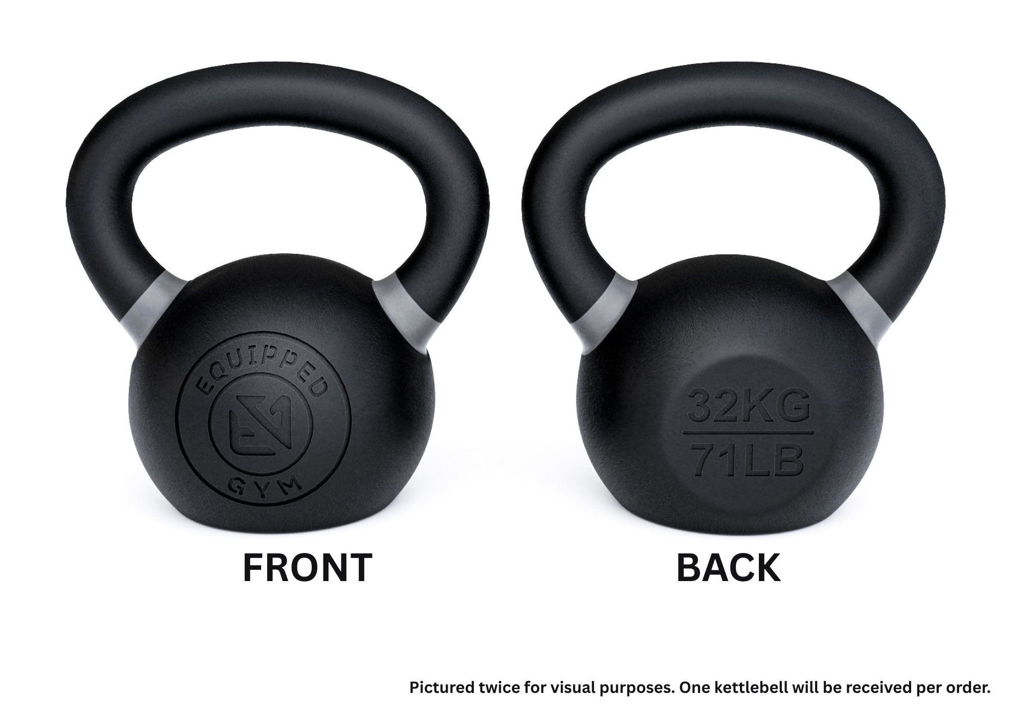 4kg-40kg Single Cast Iron Kettlebells
