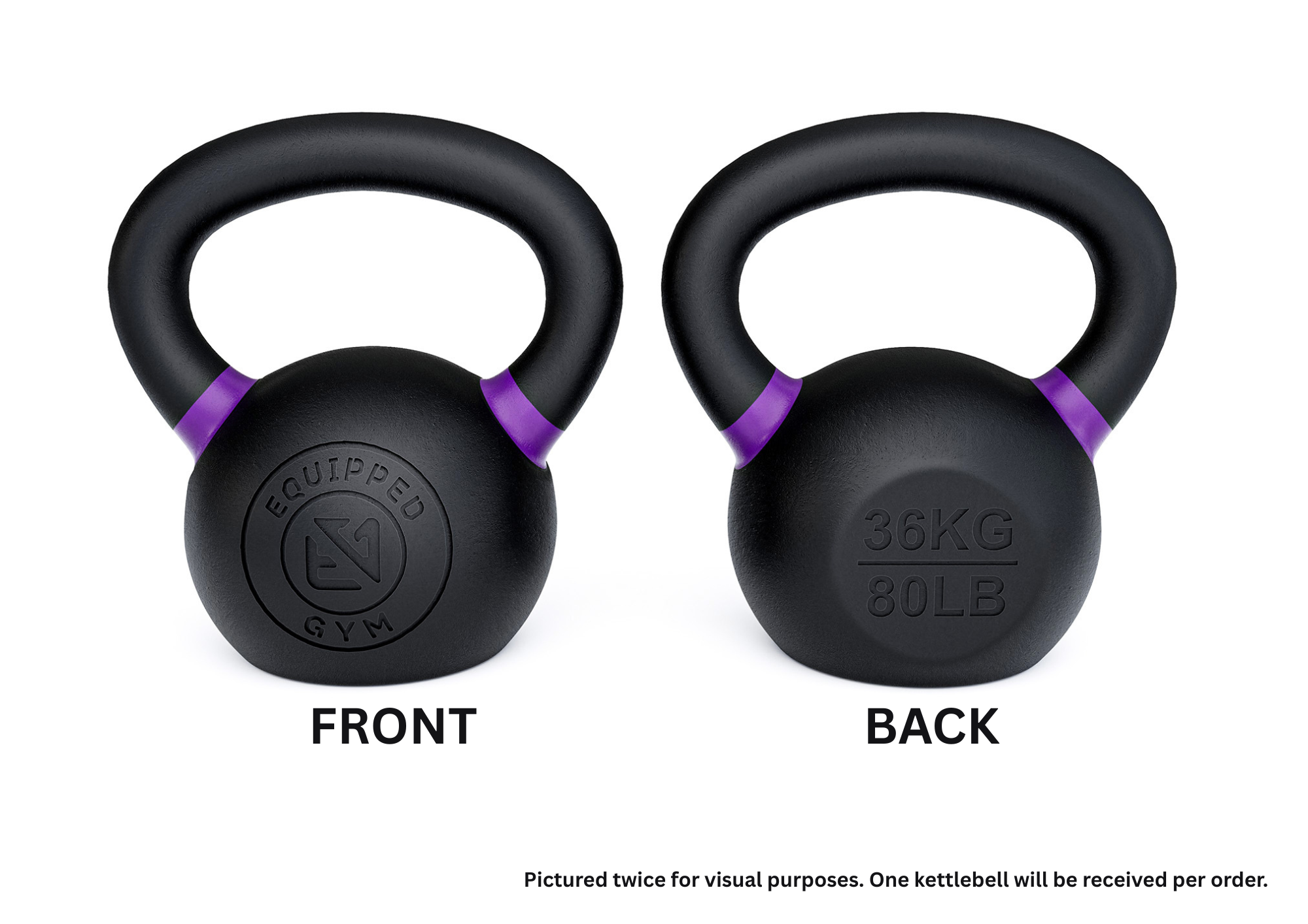 4kg-40kg Single Cast Iron Kettlebells