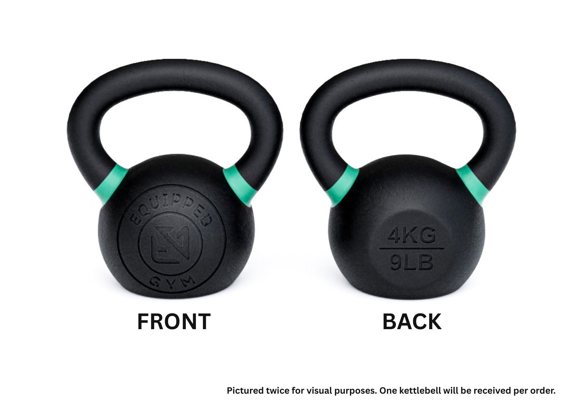 4kg-40kg Single Cast Iron Kettlebells