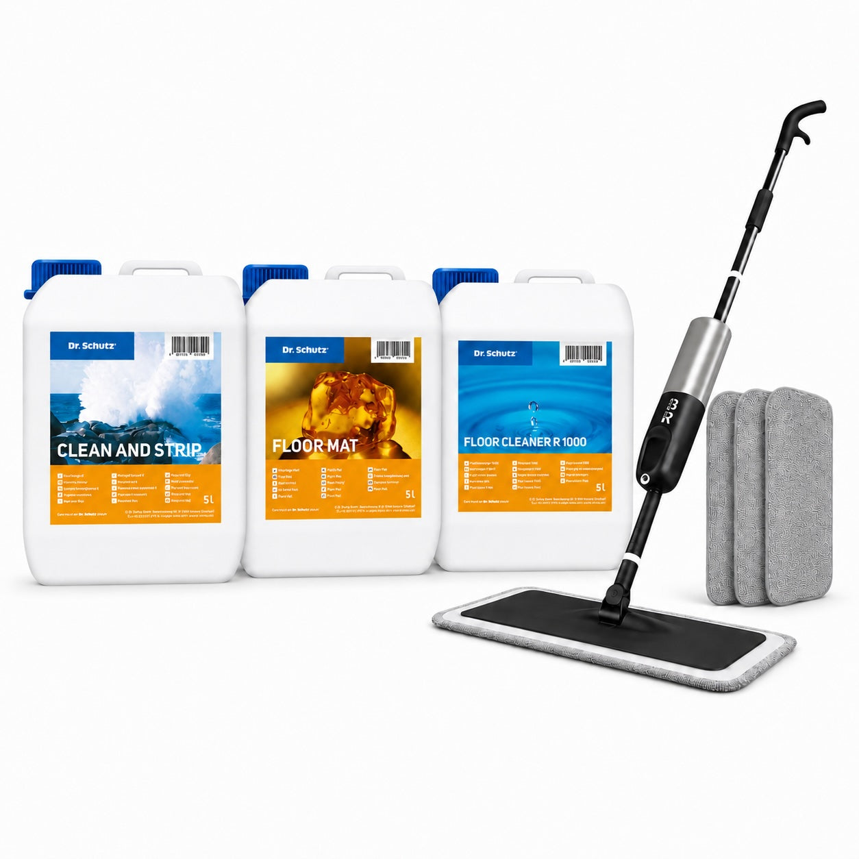 Commercial Gym Rubber Flooring Care Package – Professional 5L Cleaning & Protection System