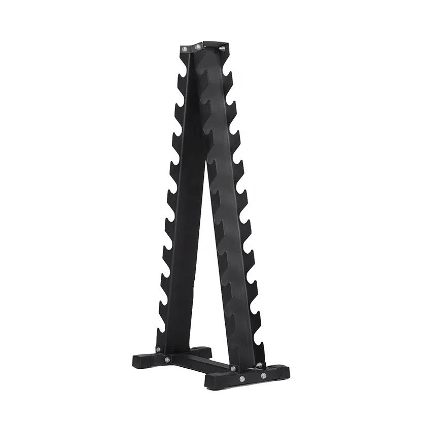 10-Tier Vertical Dumbbell Rack – Equipped Gym