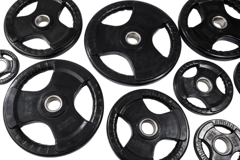Olympic Rubber Tri-Grip Weight Plates