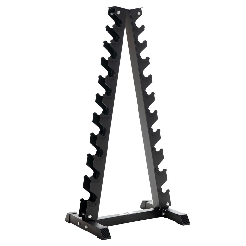 10-Tier Vertical Dumbbell Rack