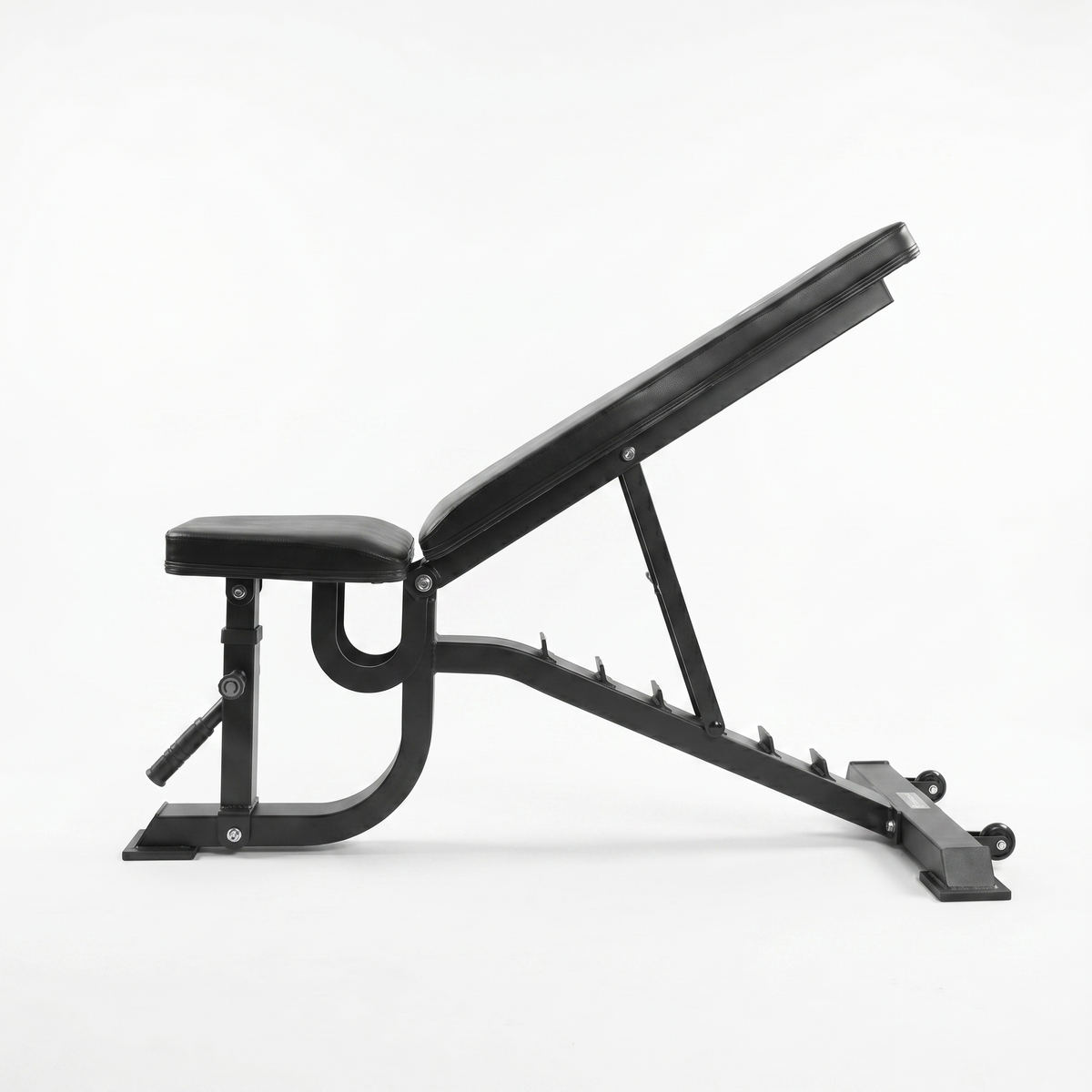 Adjustable Weight Bench, side profile
