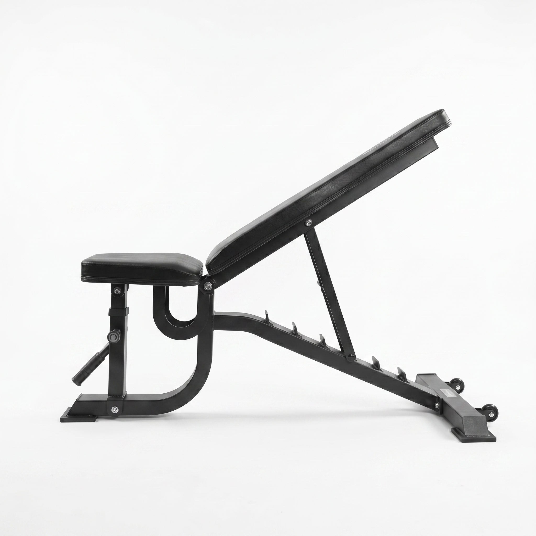 Adjustable Weight Bench, side profile