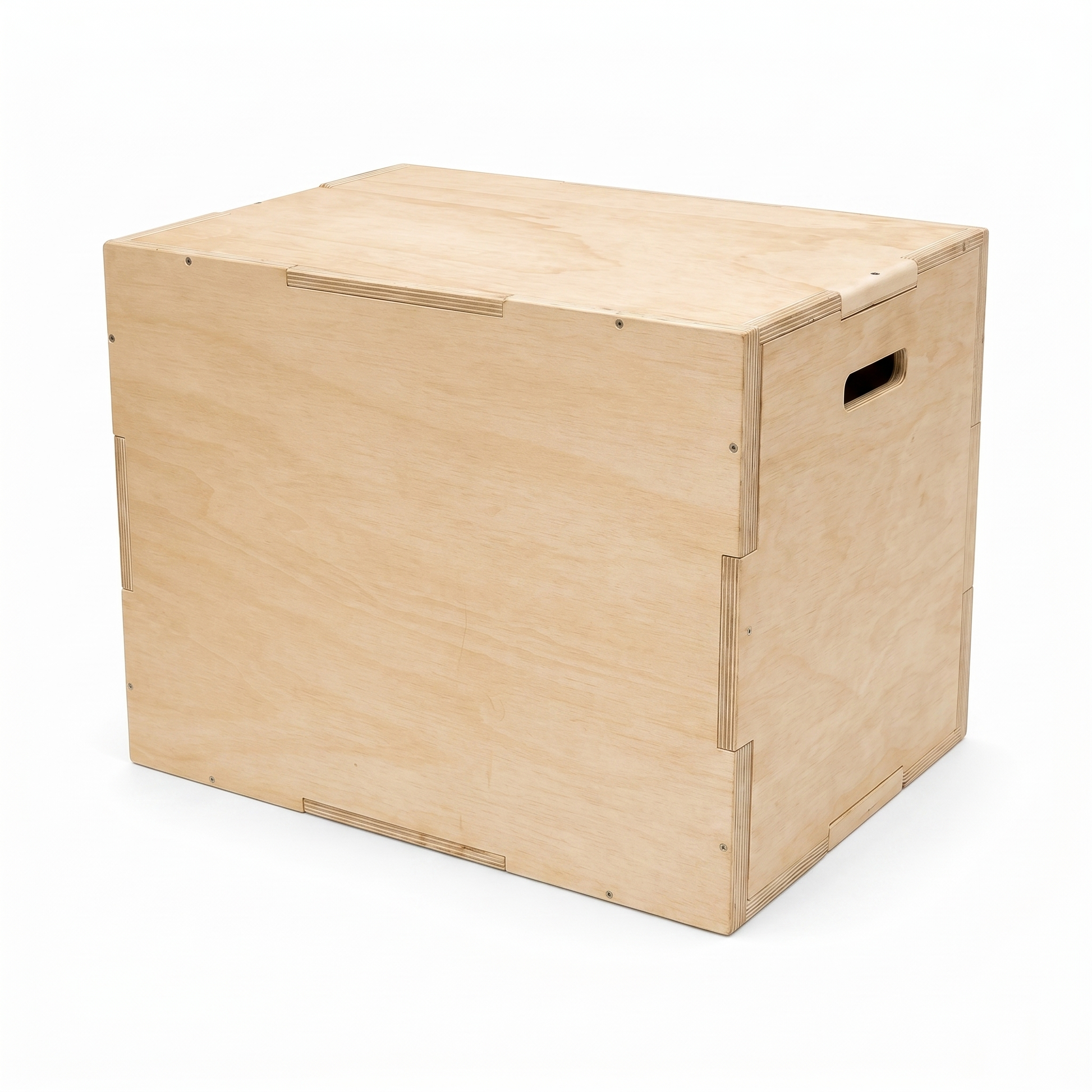 Wood Plyo Box 3 in 1, detail view