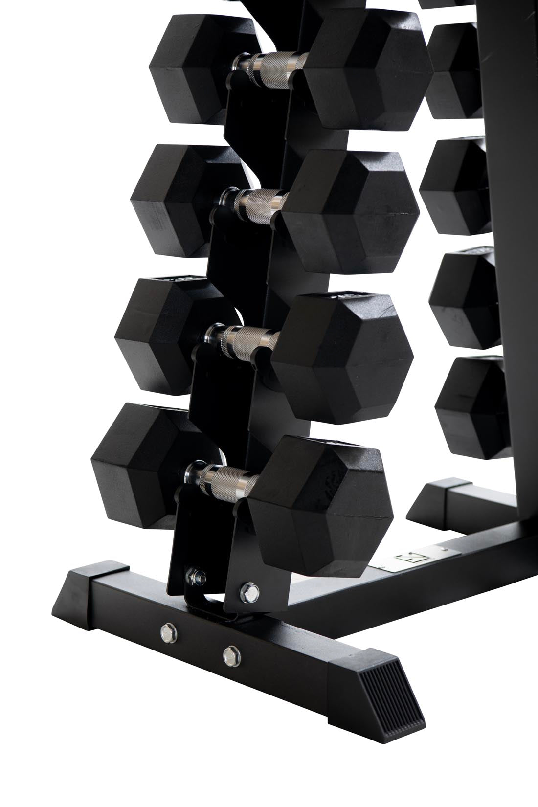 1kg-10kg Hex Dumbbell Set & 10-Tier Rack (10 Pairs)