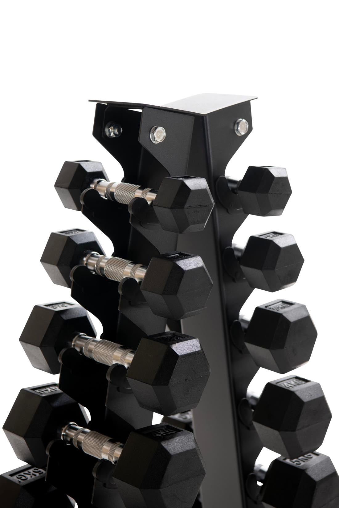1kg-10kg Hex Dumbbell Set & Rack (1kg increments)