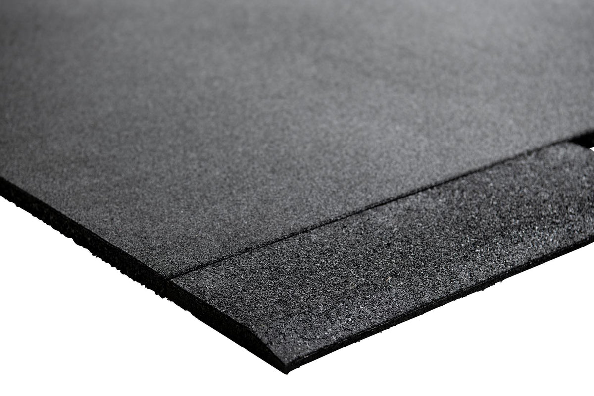 Rubber Gym Flooring Edge Ramps, detail view