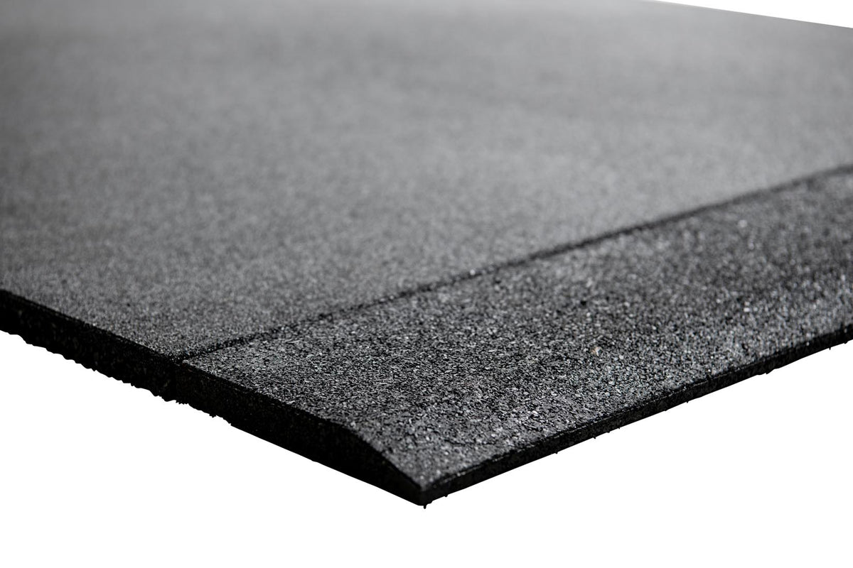 Rubber Gym Flooring Edge Ramps, in use