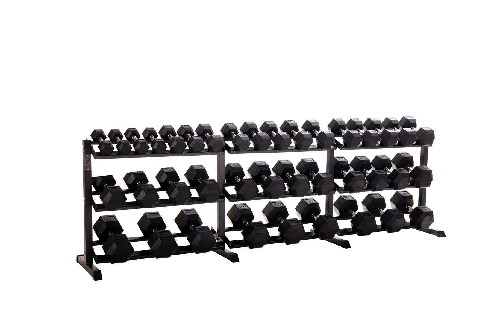 Custom Hex Dumbbell Set Builder With Optional Rack