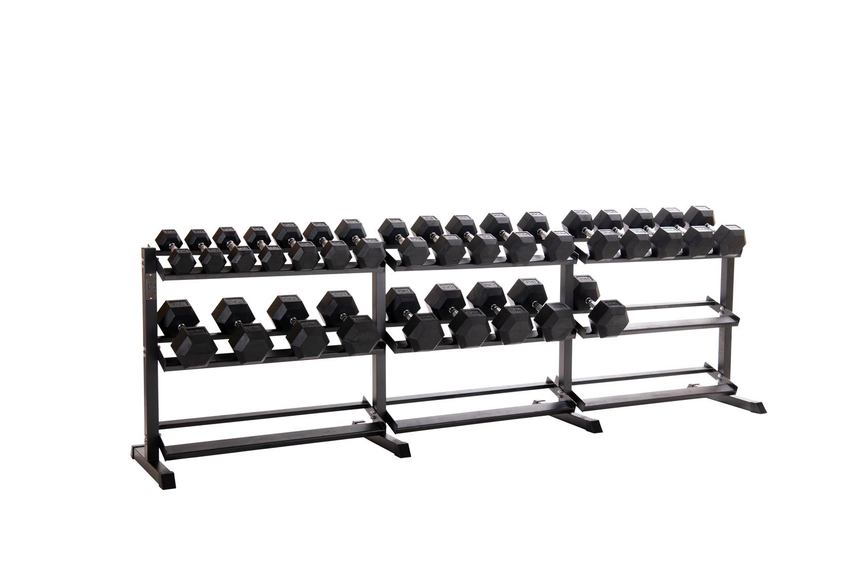 Custom Hex Dumbbell Set Builder With Optional Rack