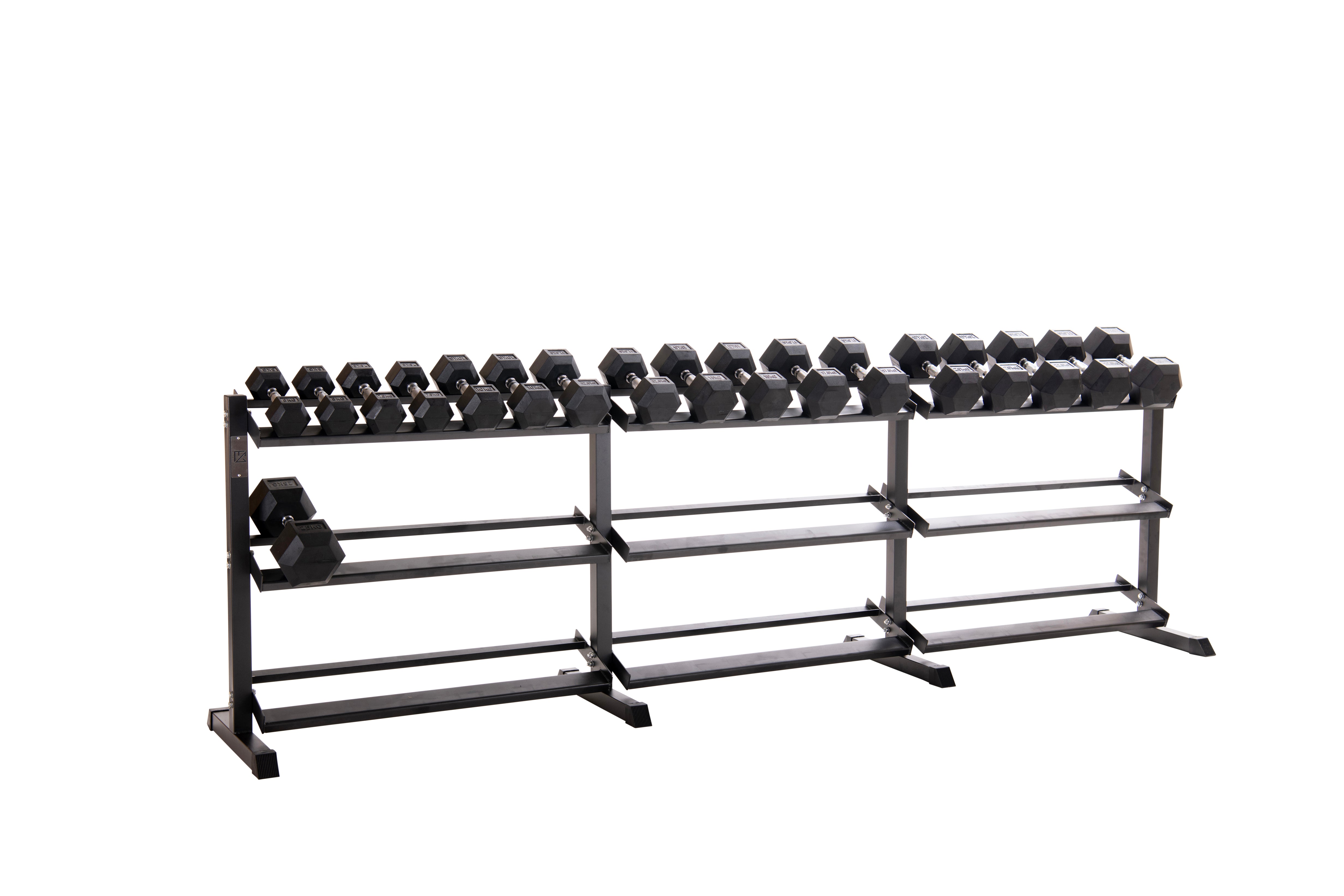 Custom Hex Dumbbell Set Builder With Optional Rack