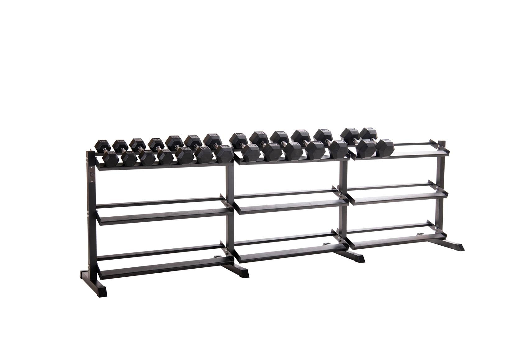Custom Hex Dumbbell Set Builder With Optional Rack