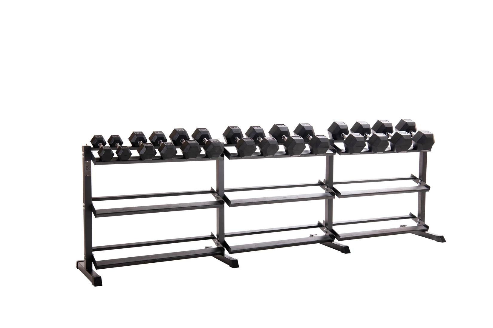 Custom Hex Dumbbell Set Builder With Optional Rack