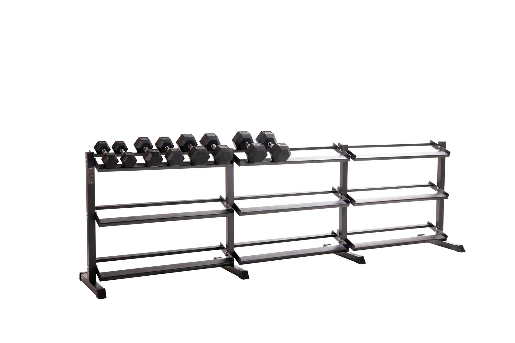 Custom Hex Dumbbell Set Builder With Optional Rack
