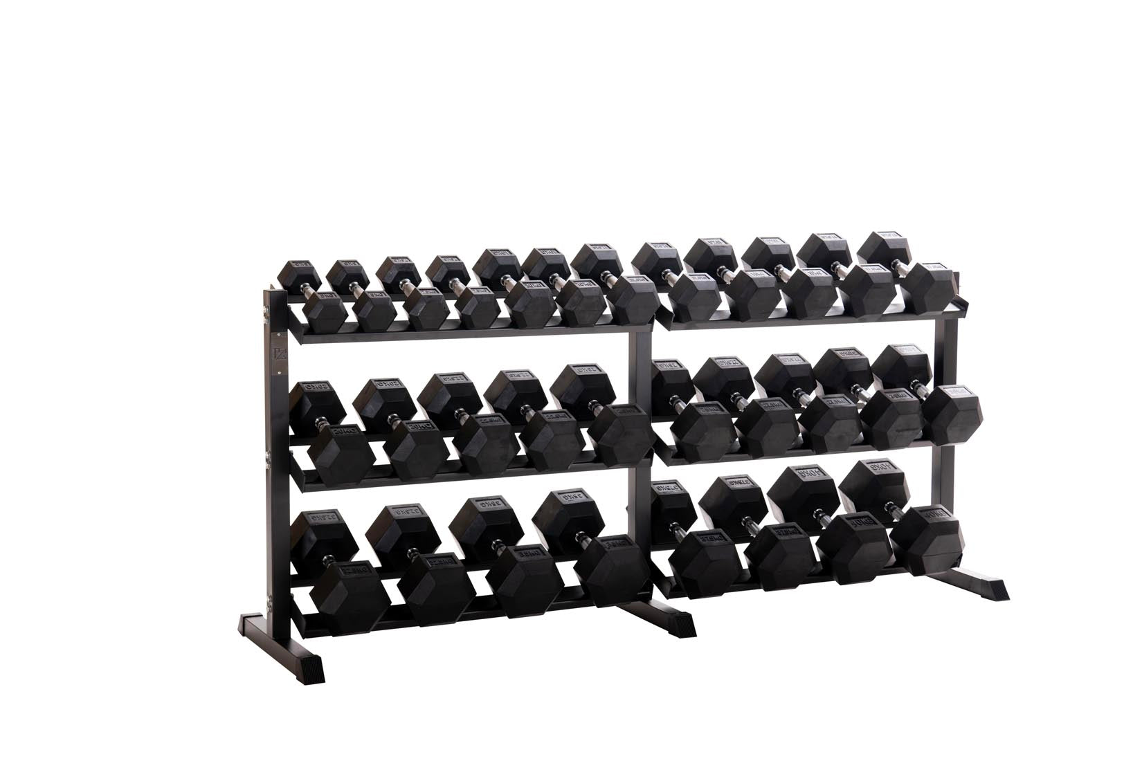 Custom Hex Dumbbell Set Builder With Optional Rack