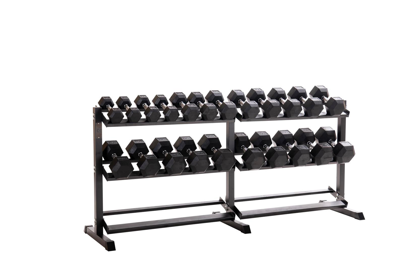 Custom Hex Dumbbell Set Builder With Optional Rack