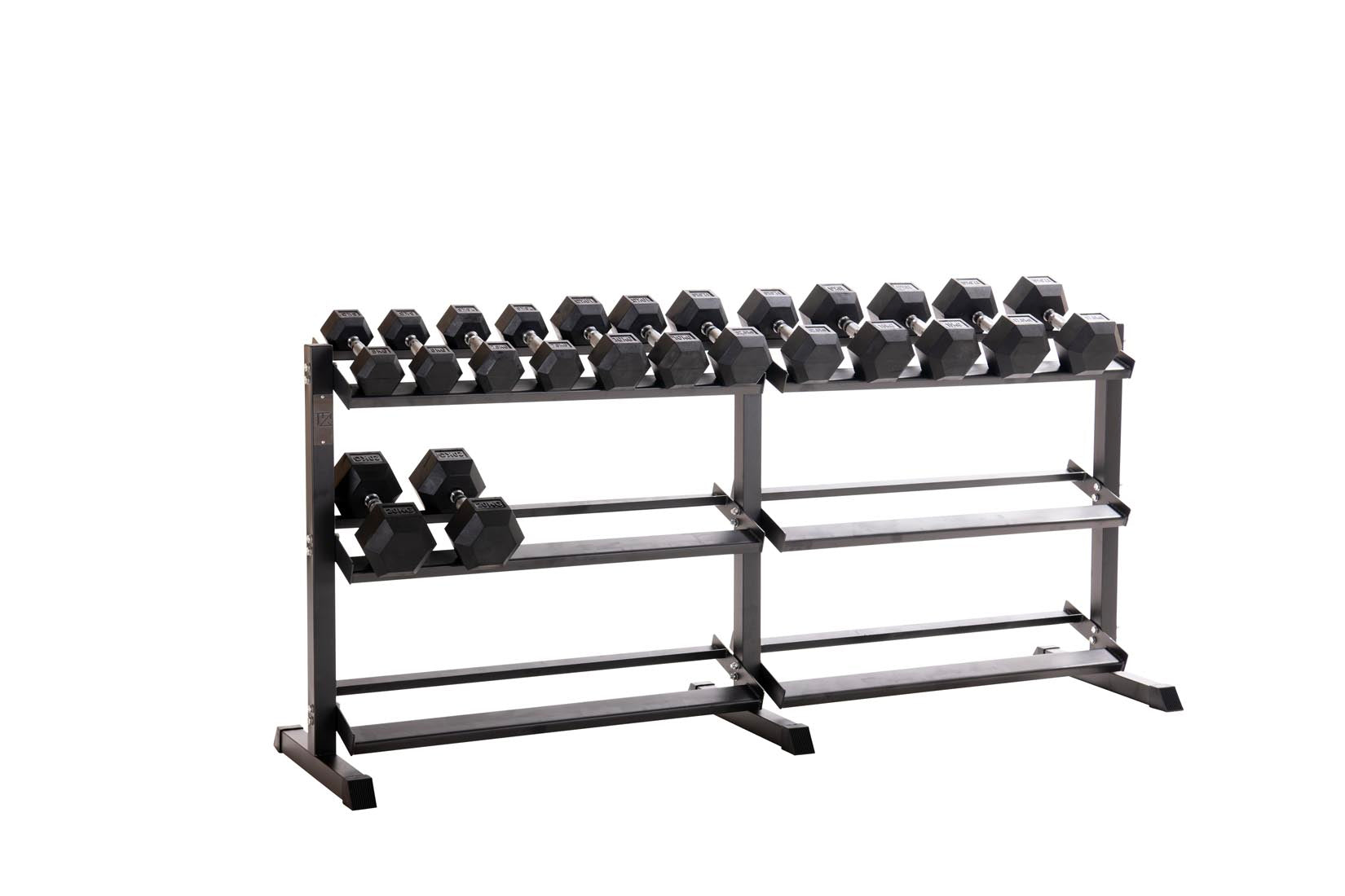 Custom Hex Dumbbell Set Builder With Optional Rack