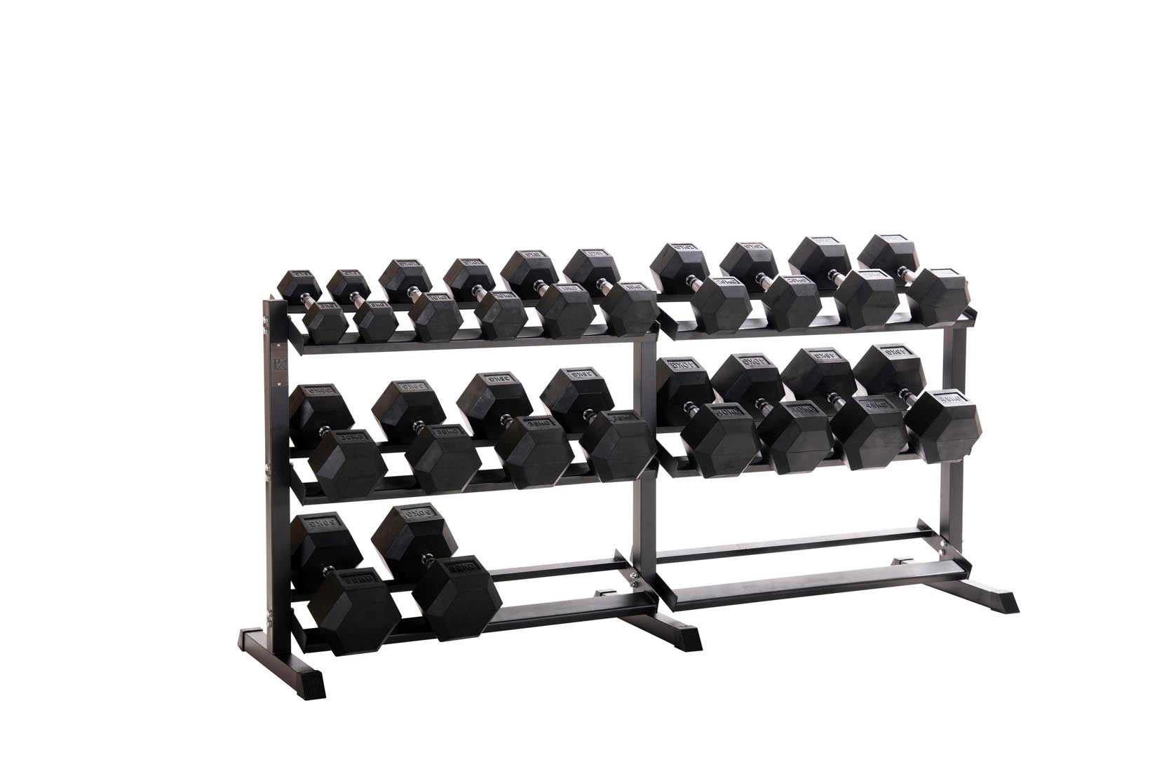 Custom Hex Dumbbell Set Builder With Optional Rack