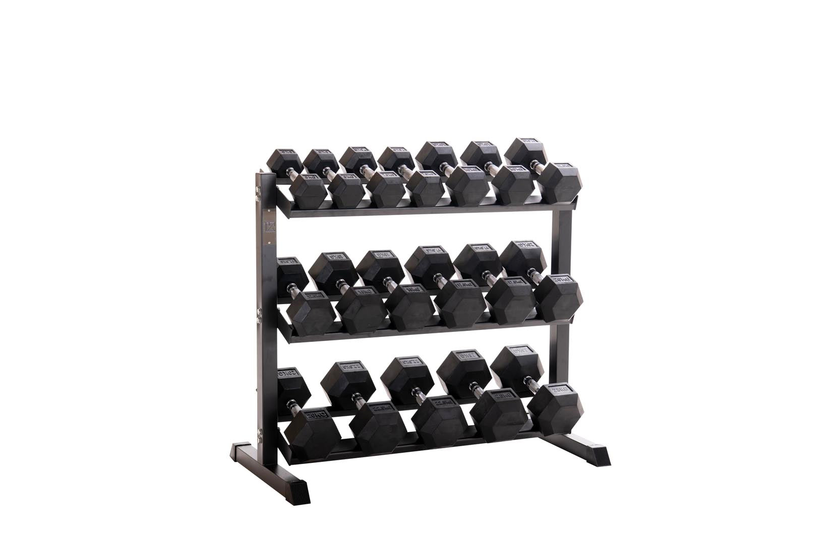 Custom Hex Dumbbell Set Builder With Optional Rack