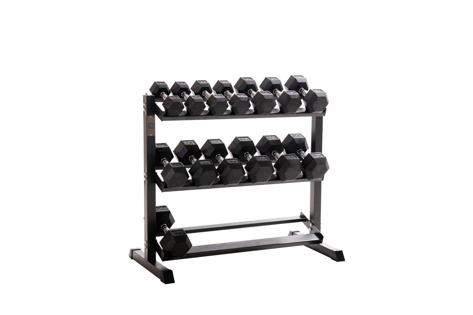 Custom Hex Dumbbell Set Builder With Optional Rack
