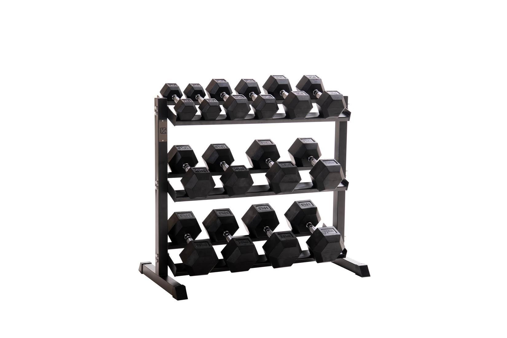 Custom Hex Dumbbell Set Builder With Optional Rack