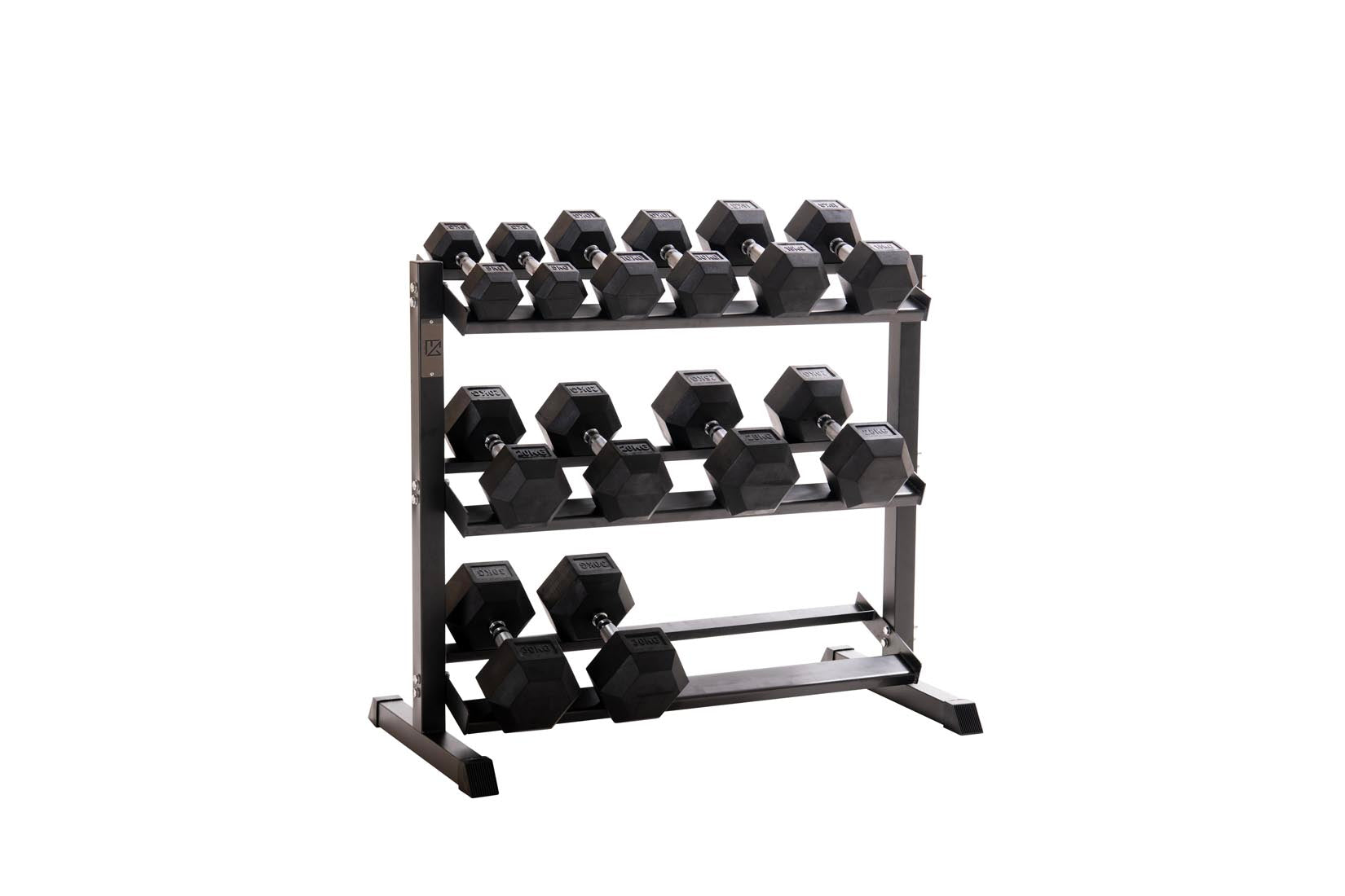Custom Hex Dumbbell Set Builder With Optional Rack