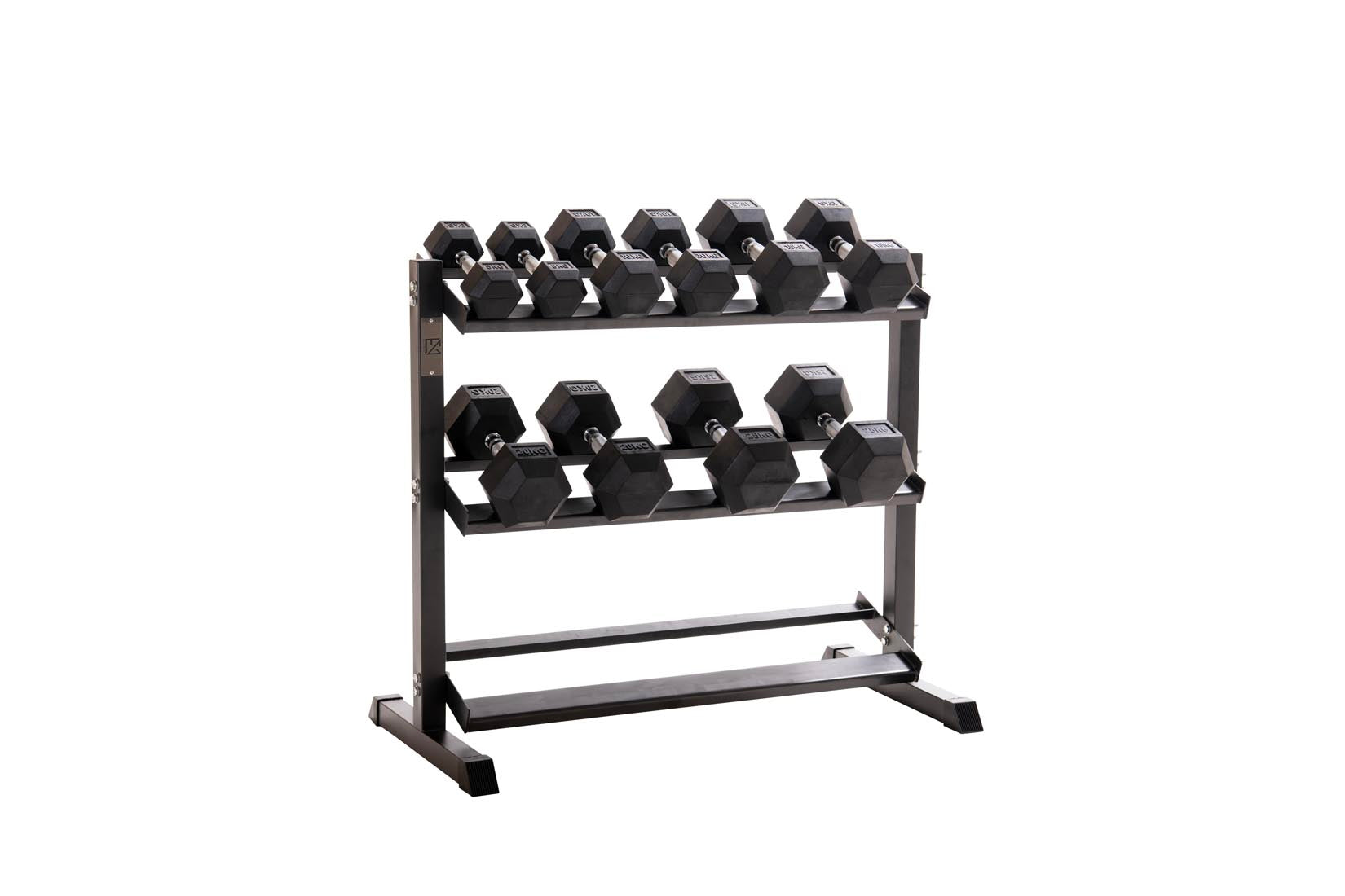Custom Hex Dumbbell Set Builder With Optional Rack