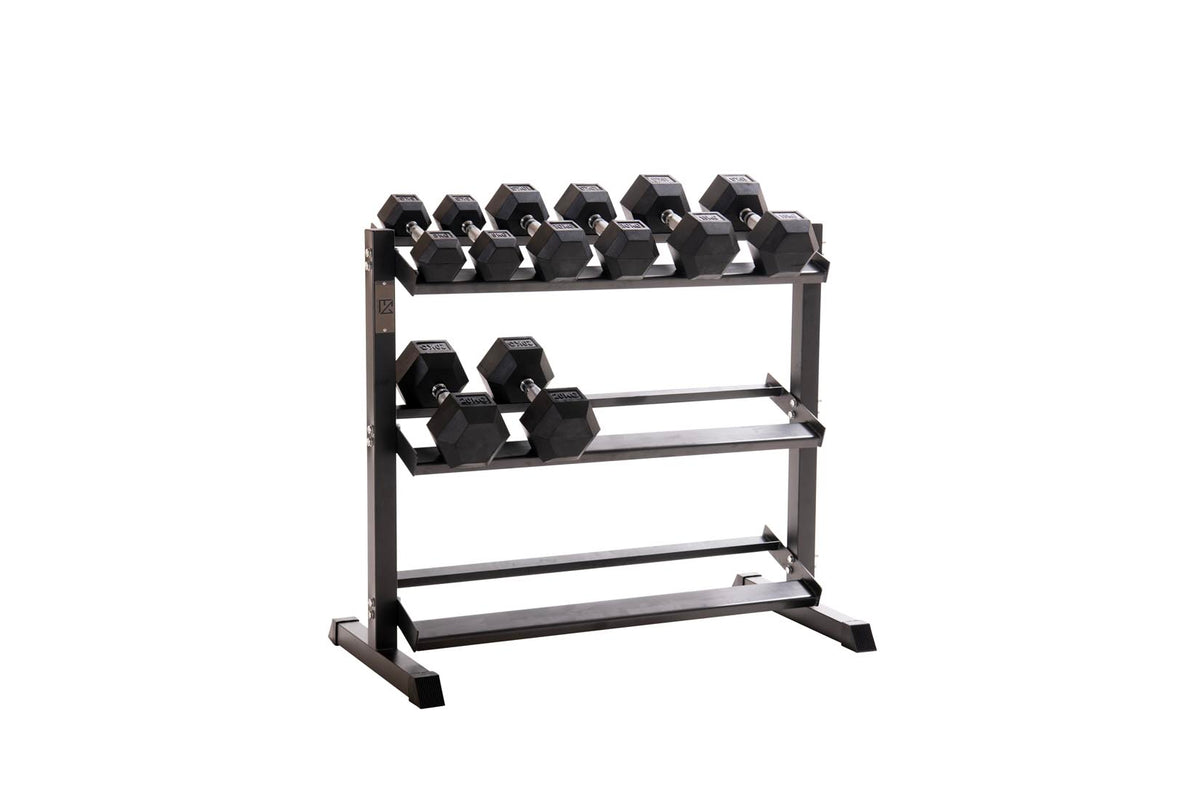 Custom Stackable Dumbll Rack Custom Hex Dumbbell Set Builder With Optional Rack – Equipped Gym