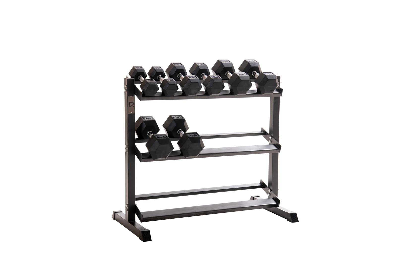 Custom Hex Dumbbell Set Builder With Optional Rack