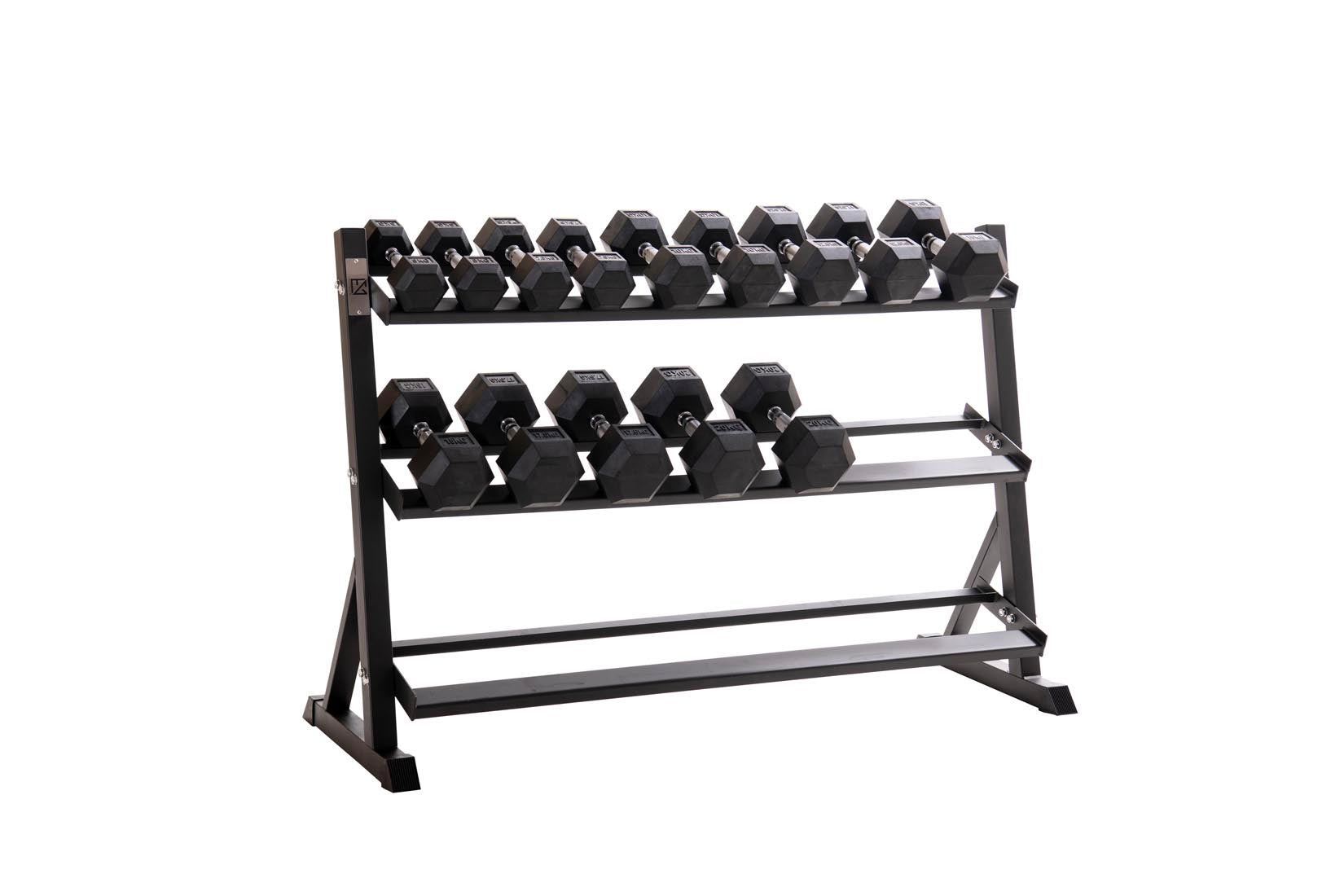 Custom Hex Dumbbell Set Builder With Optional Rack