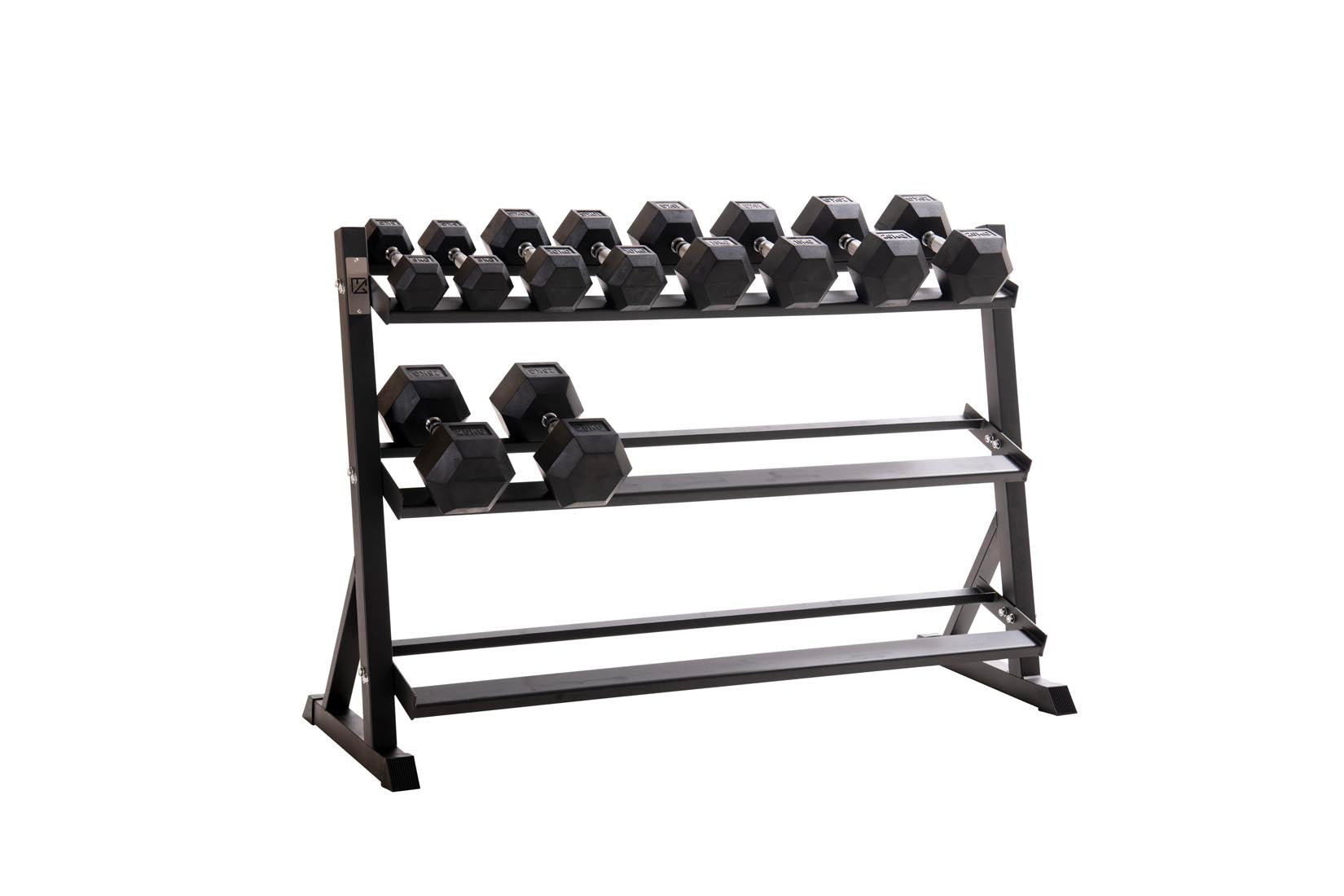 Custom Hex Dumbbell Set Builder With Optional Rack