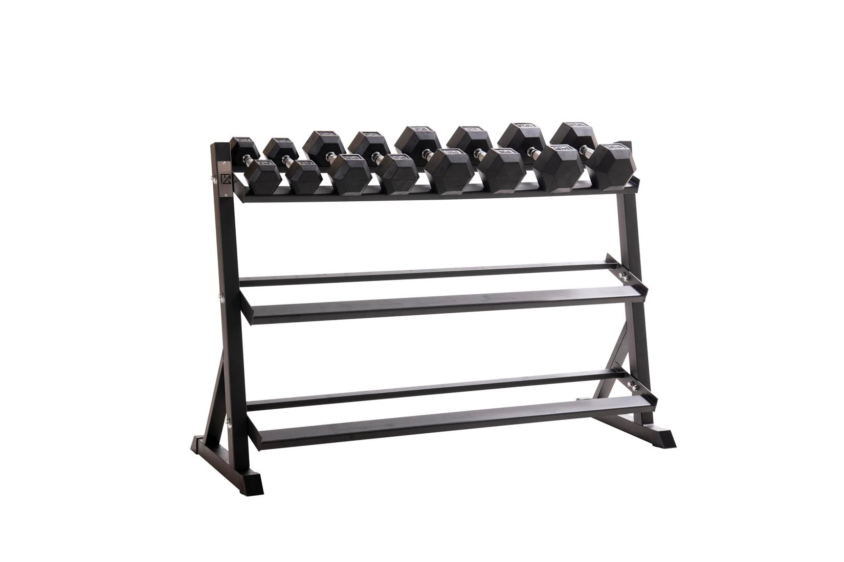 Custom Hex Dumbbell Set Builder With Optional Rack
