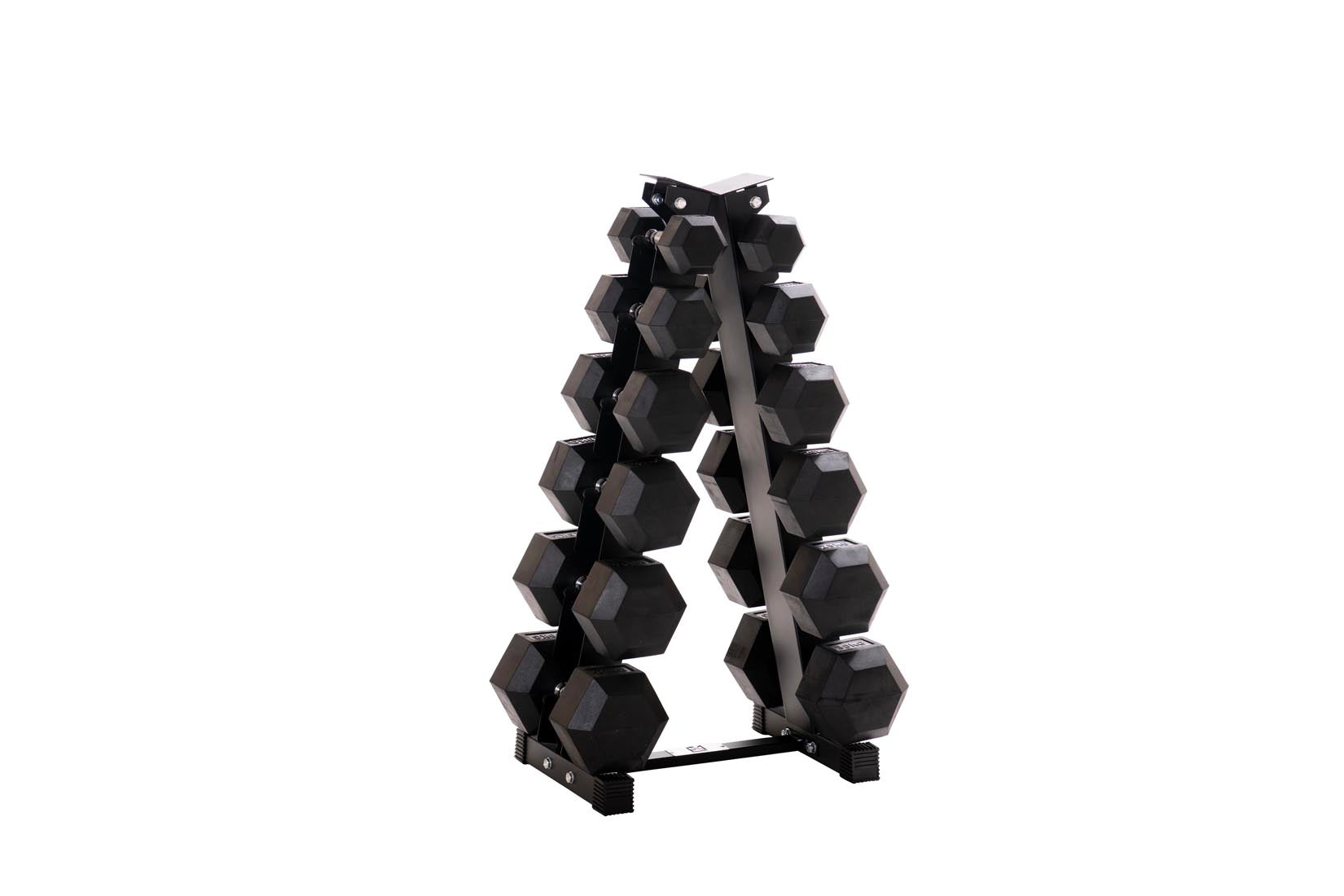 Custom Hex Dumbbell Set Builder With Optional Rack