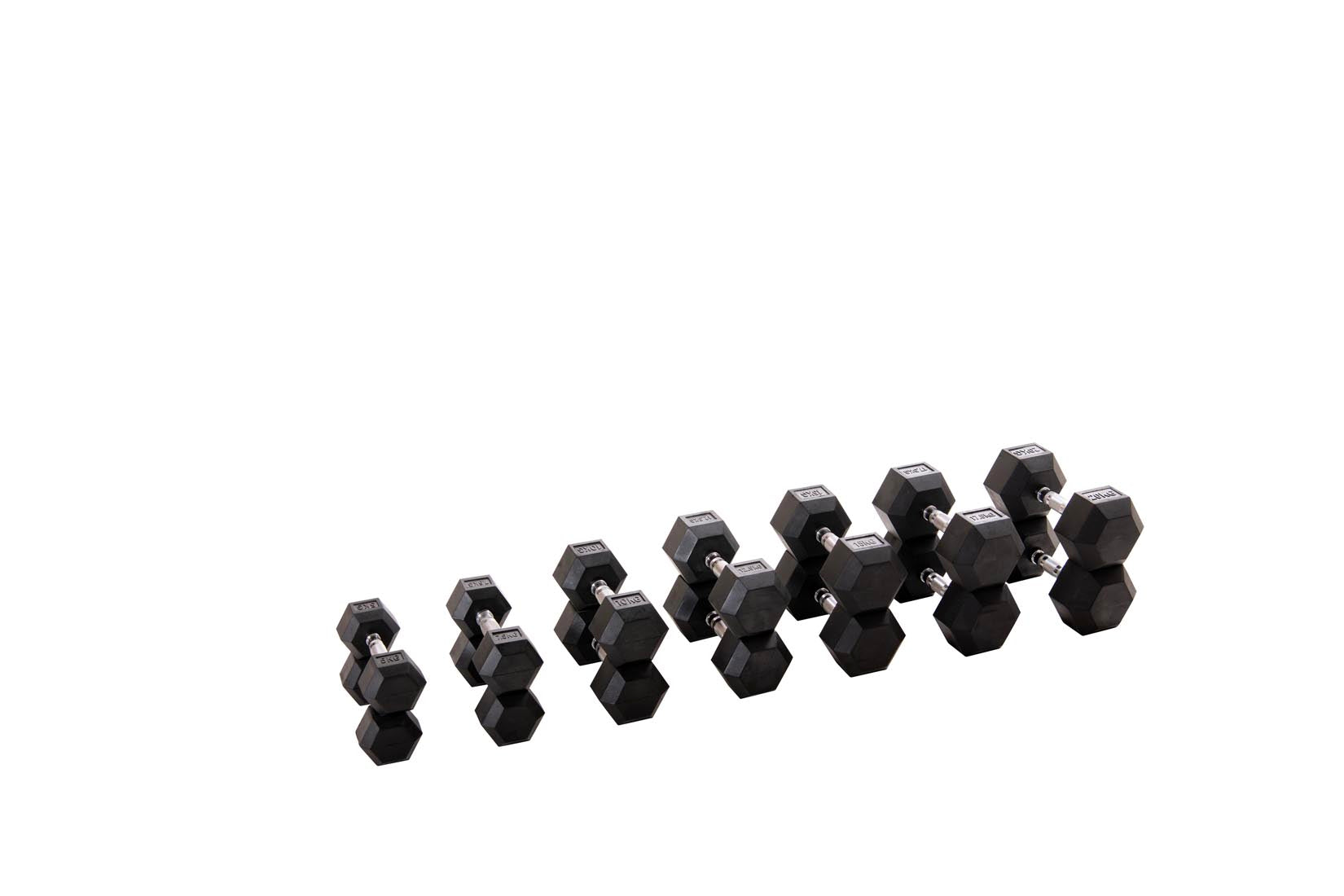 Custom Hex Dumbbell Set Builder With Optional Rack