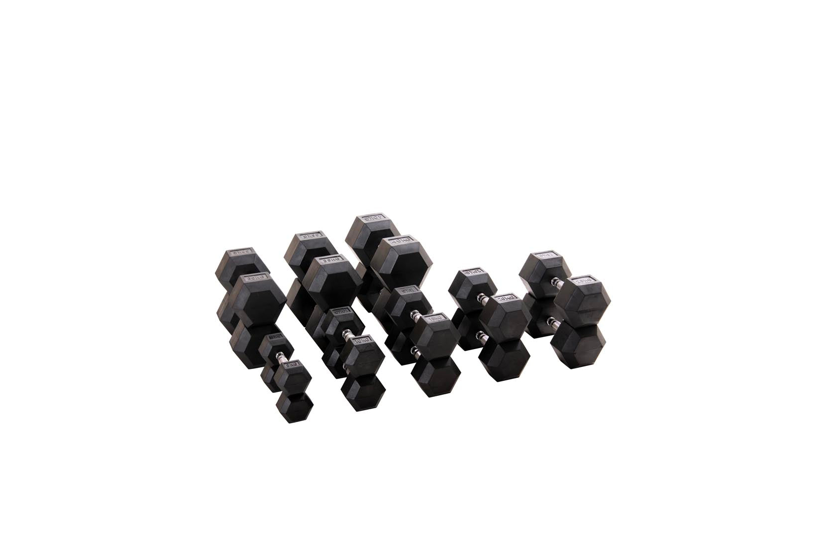Custom Hex Dumbbell Set Builder With Optional Rack