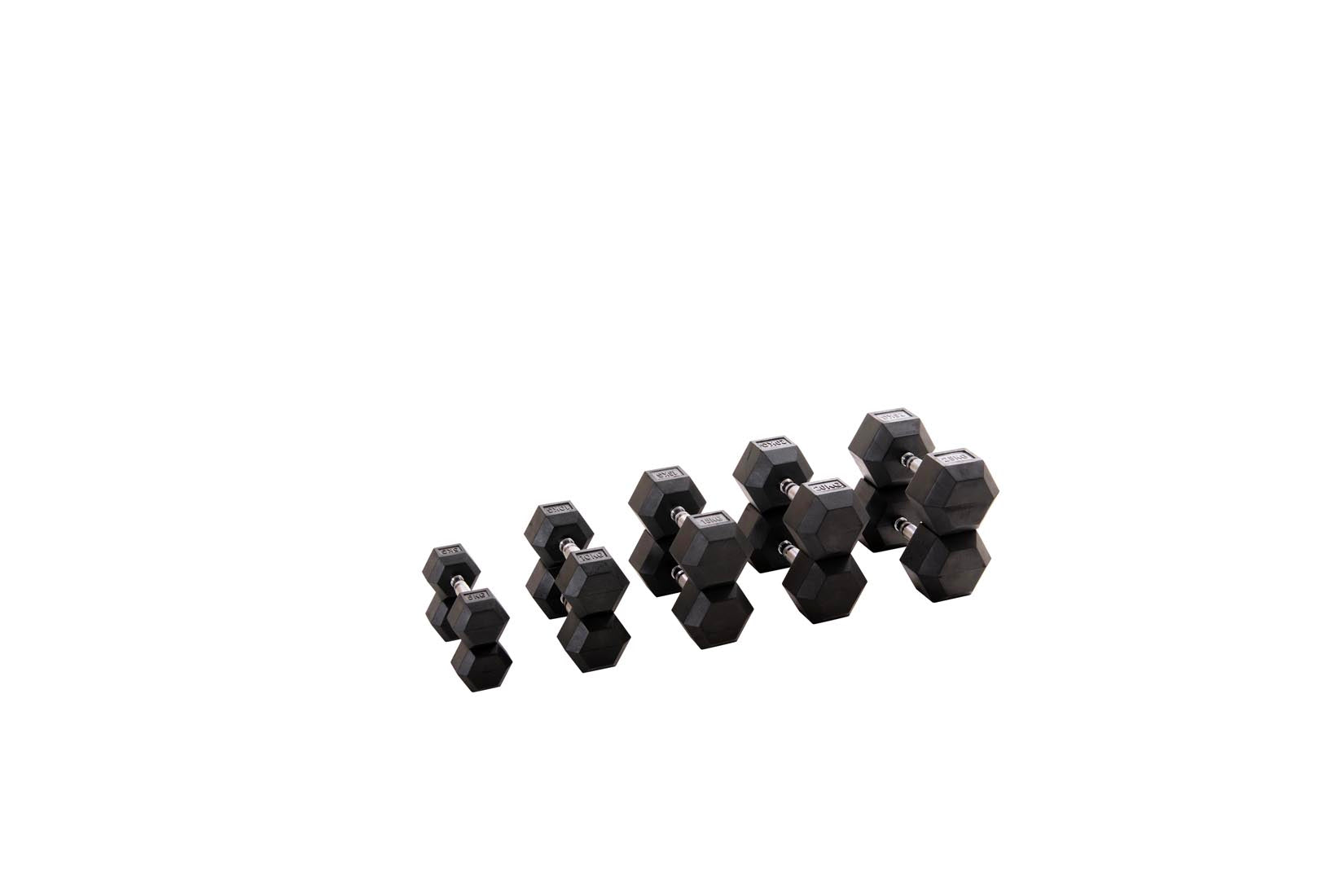 Custom Hex Dumbbell Set Builder With Optional Rack