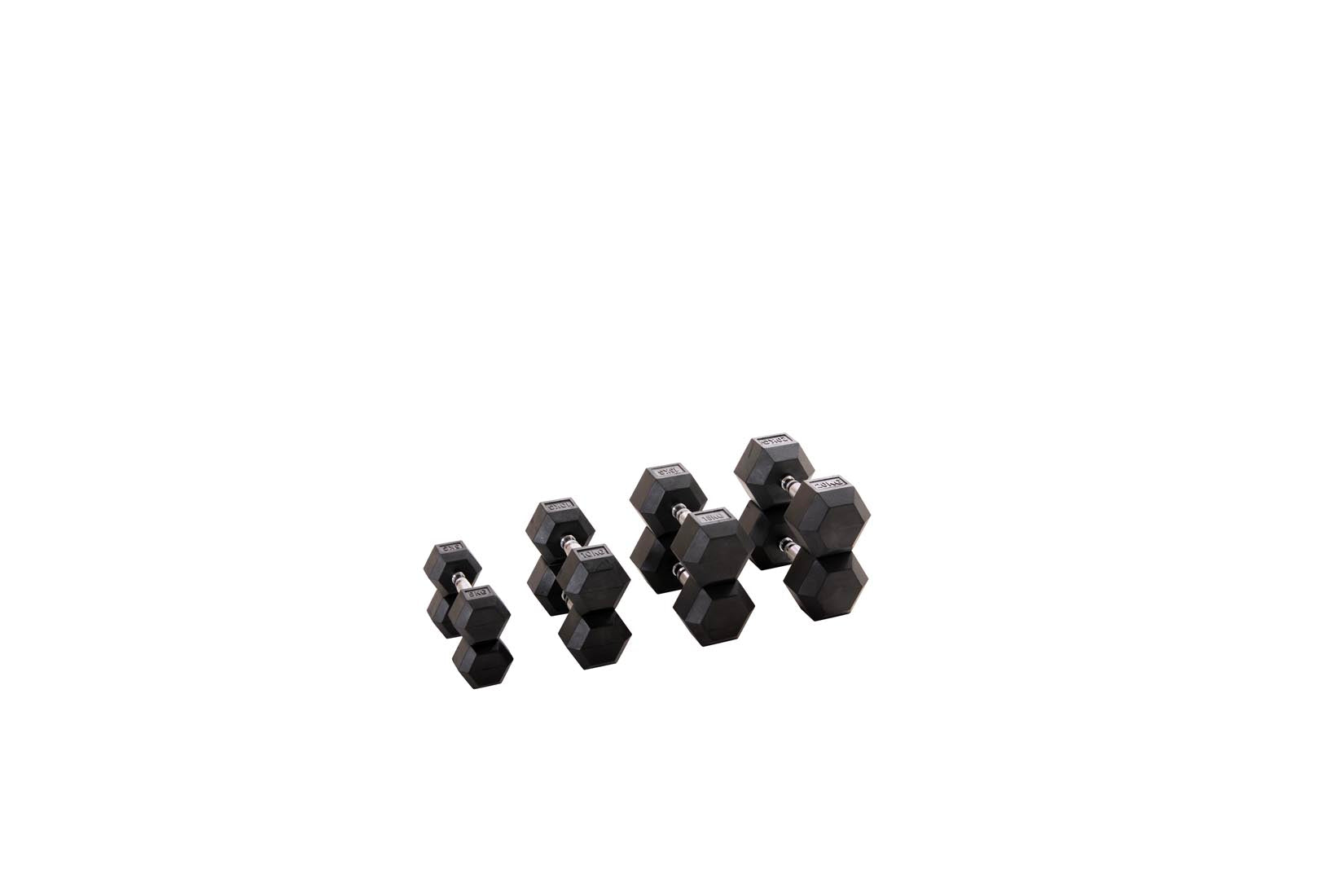 Custom Hex Dumbbell Set Builder With Optional Rack
