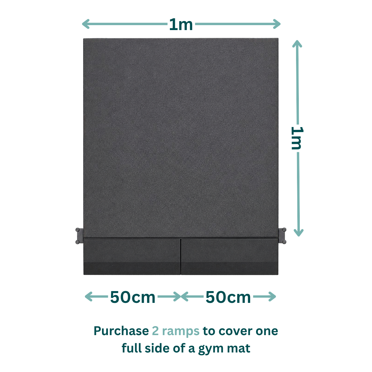 Rubber Gym Flooring Edge Ramps