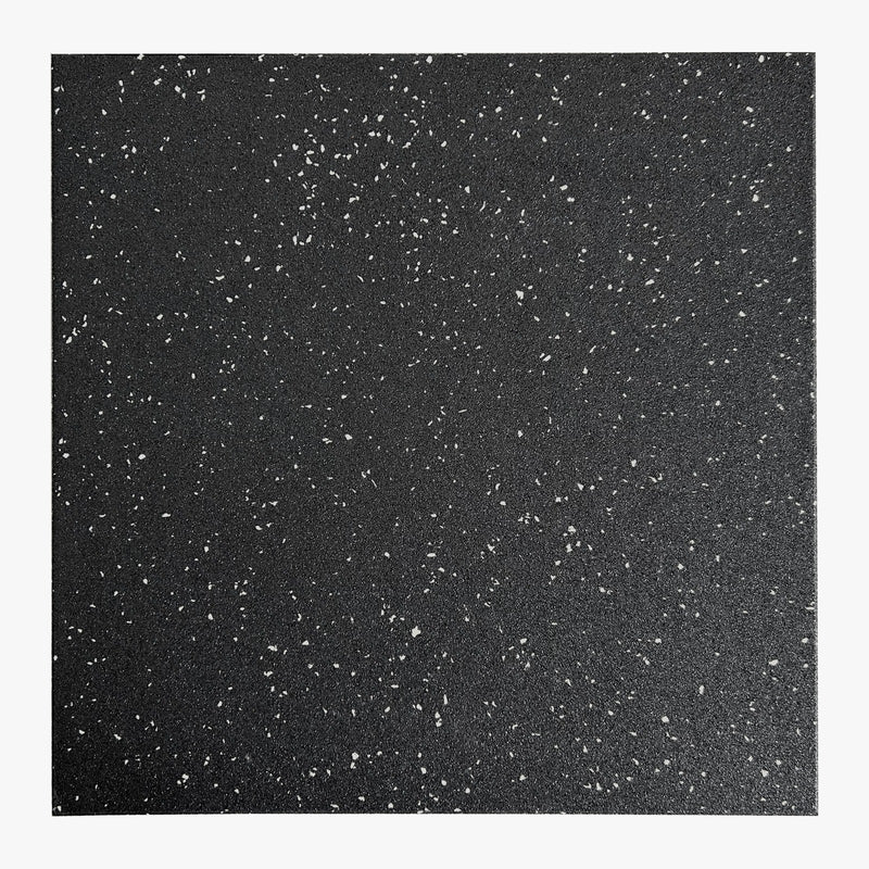 White Fleck Rubber Gym Flooring Mats (1m x 1m)