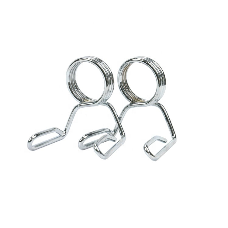 Olympic Barbell Spring Clips – Equipped Gym