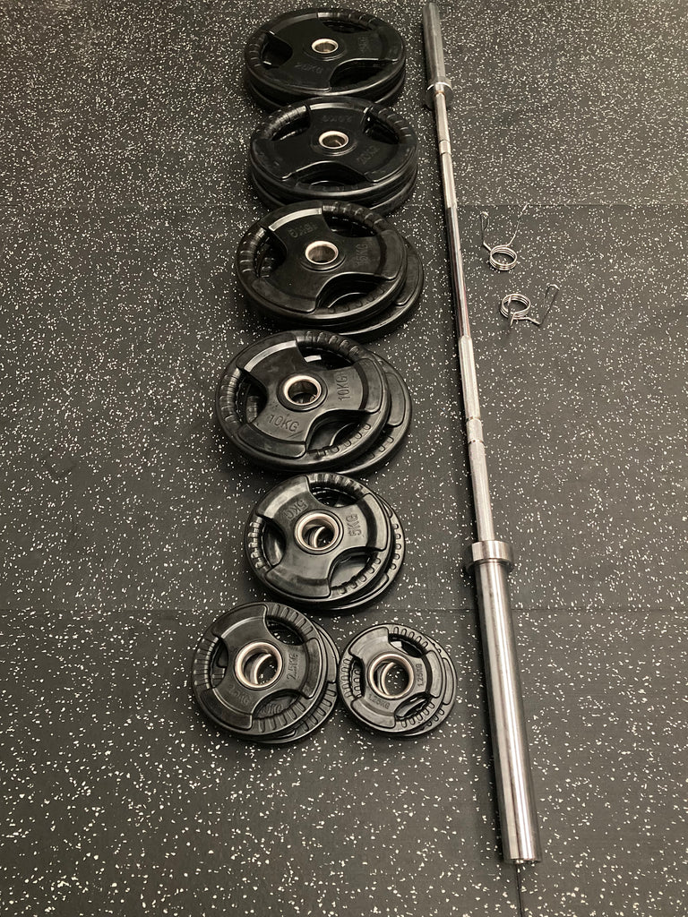 Fitness gear olympic barbell set 2025